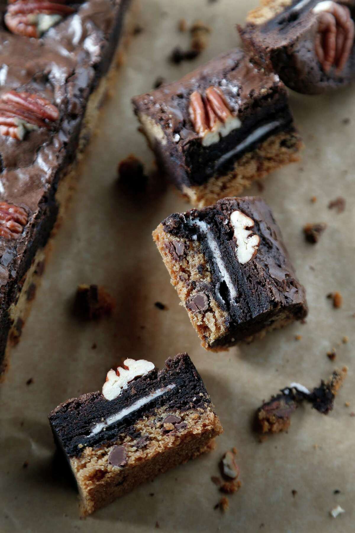 Bourbon Street Brownies layer upon layer of sweet goodness