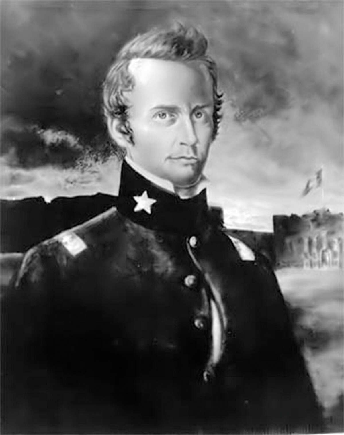 Lt. Col. William B. Travis was the commander at the Alamo during the 1836 siege.