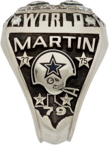 Harvey Martin's 1977 Super Bowl ring sells for $71,000, but son claims it  was stolen