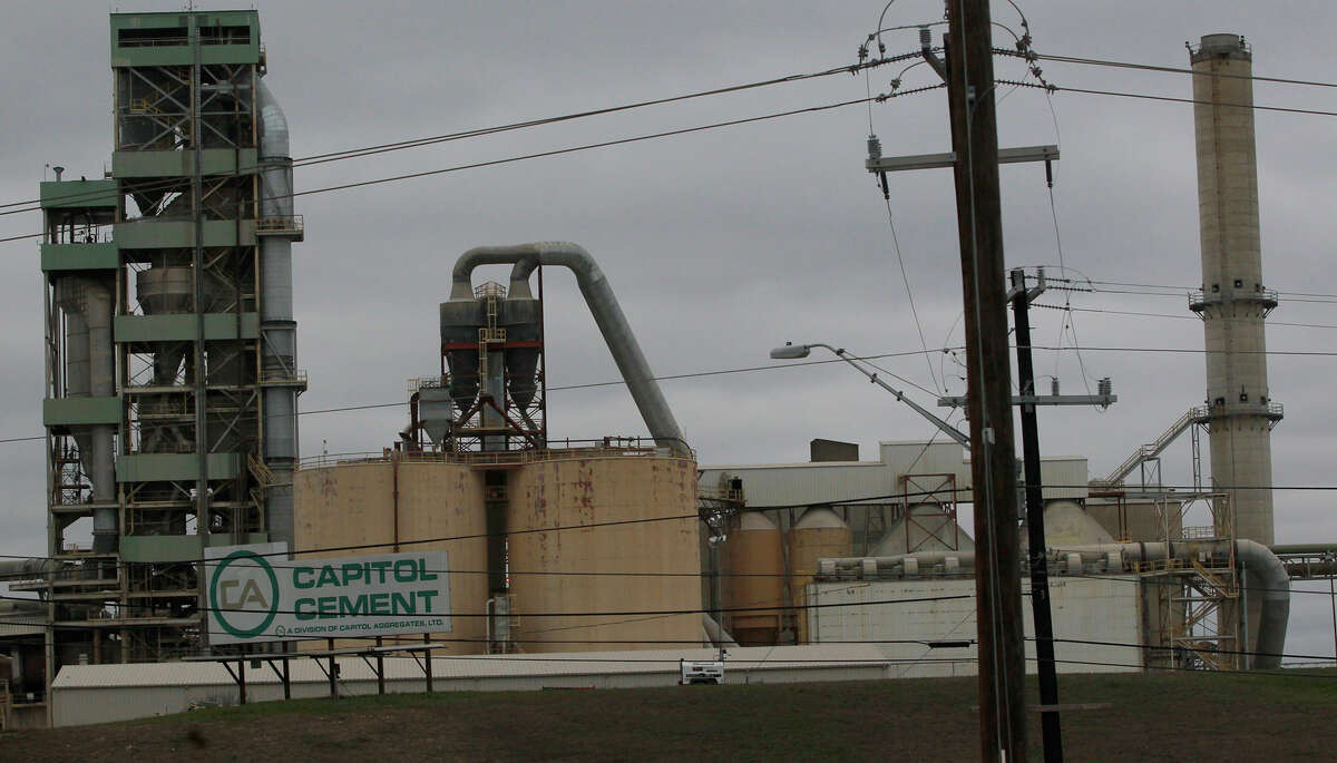 This is the Capitol Cement plant on the 11,500 block of Nacogdoches road Tuesday February 24, 2015 after there were reports of an explosion there.