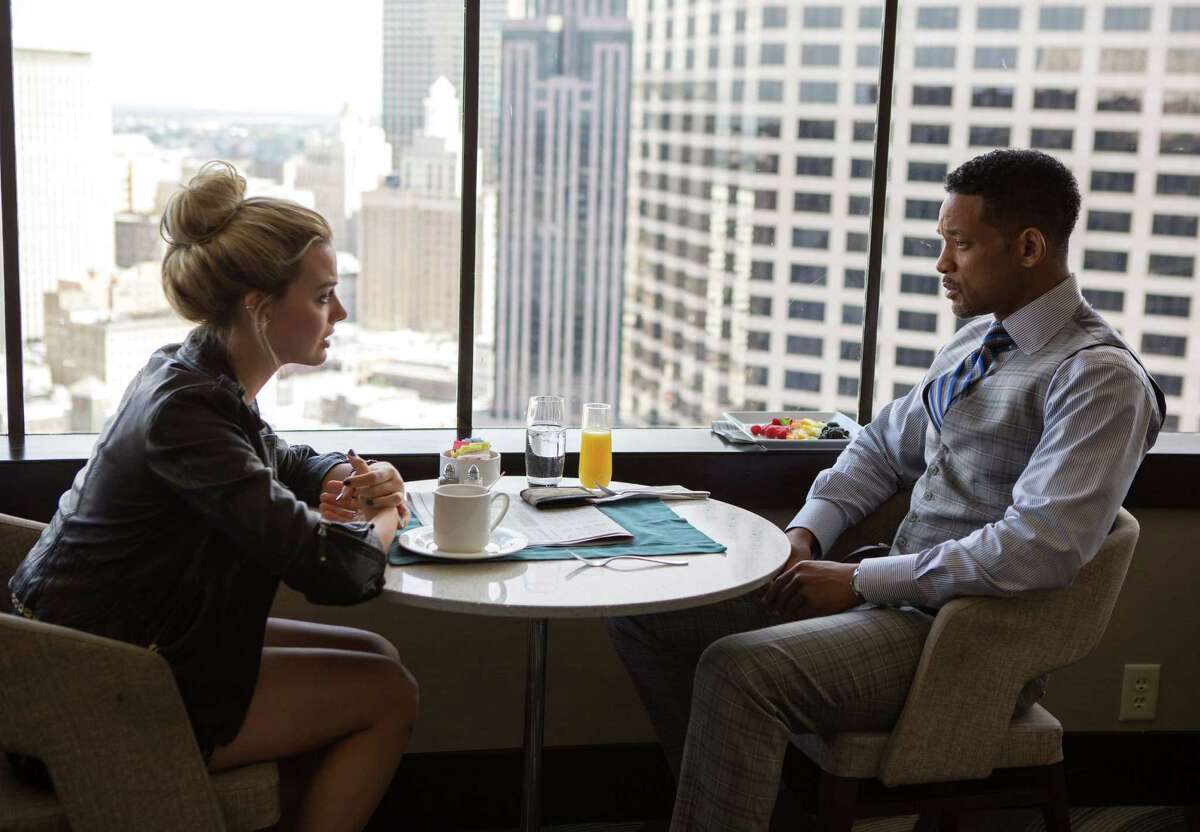 Margot Robbie and Will Smith in “Focus.”
