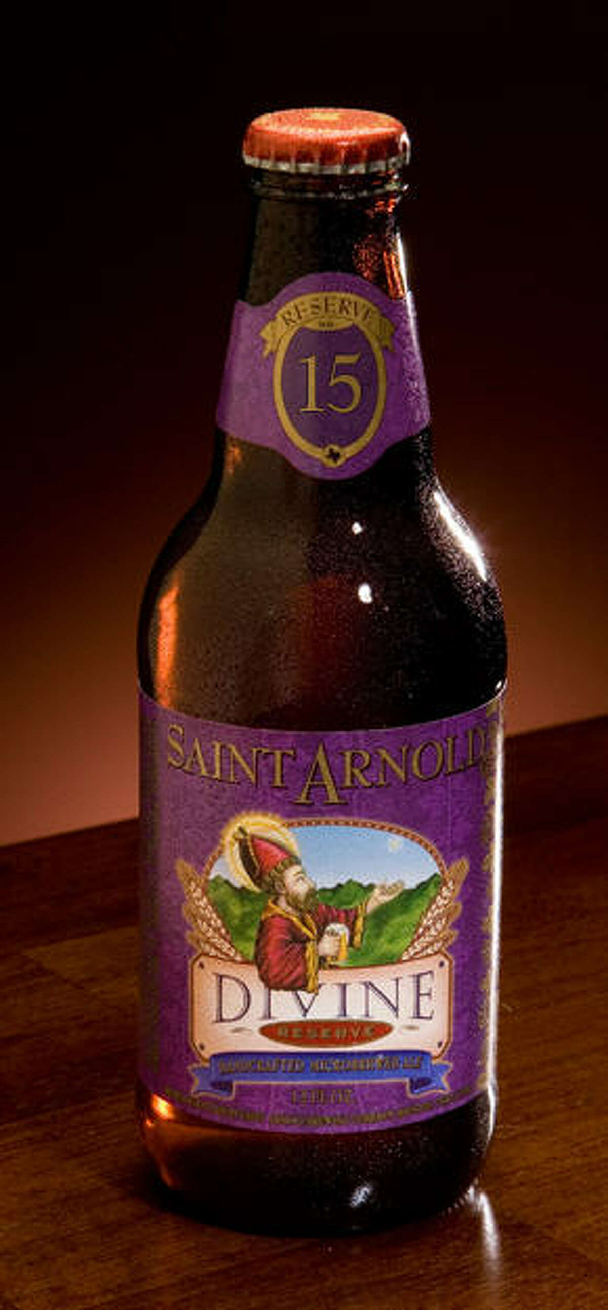Saint Arnold Divine Reserve Series Brewing Company: Saint Arnold Brewing Company, Houston Beer Type: various Alcohol by Volume: varies Source: Saint Arnold Brewing Company