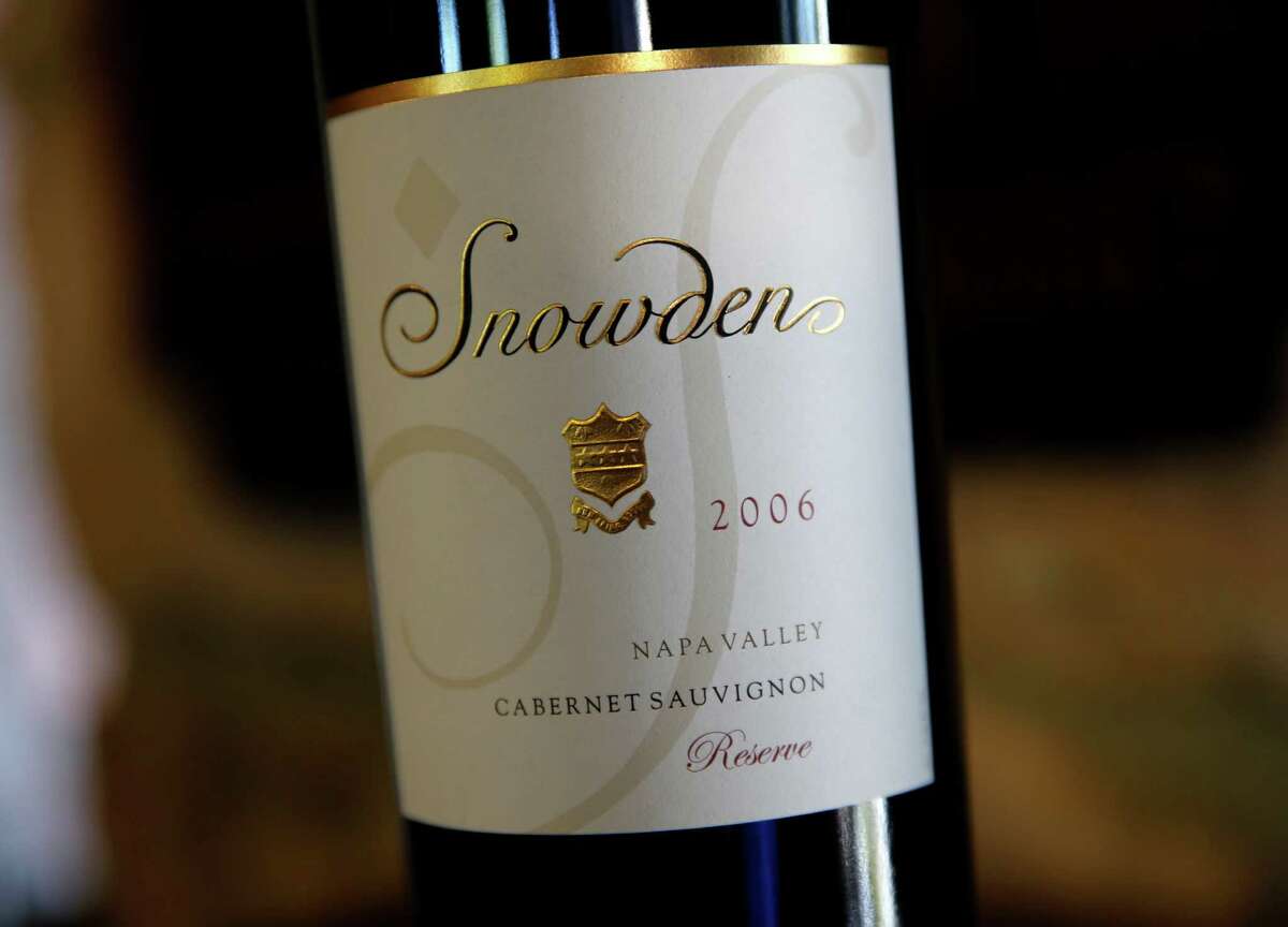 A detail of the Snowden label. Diana Snowden Seysses is Napa, Calif. born and raised. She now splits her time between the Burgundy region of France where she makes Burgundy with her husband and her family vineyards where she makes Cabernets.