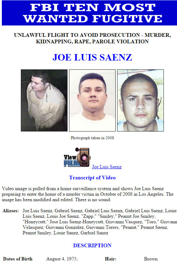 Reno Most Wanted List