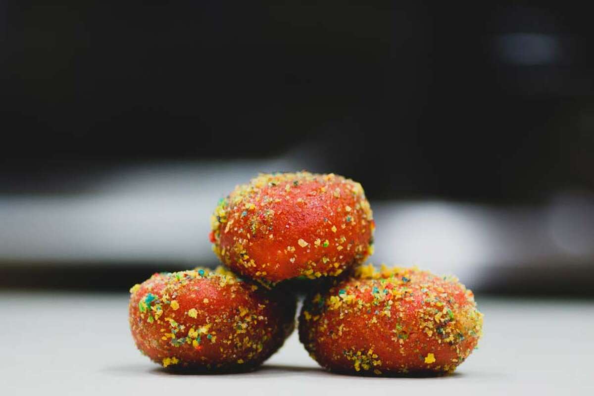 Taco Ball recently unveiled the Cap'n Crunch Berries Donut Holes, which are made from the popular cereal and are filled with milk icing.