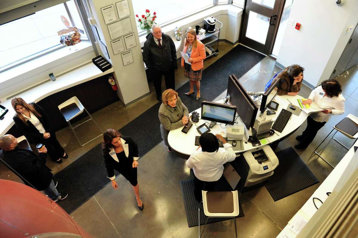 Boutique atmosphere in Pioneer Bank's new downtown branch on Wednesday, Nov. 13, 2013, in Albany, N.Y. (Cindy Schultz / Times Union archive)