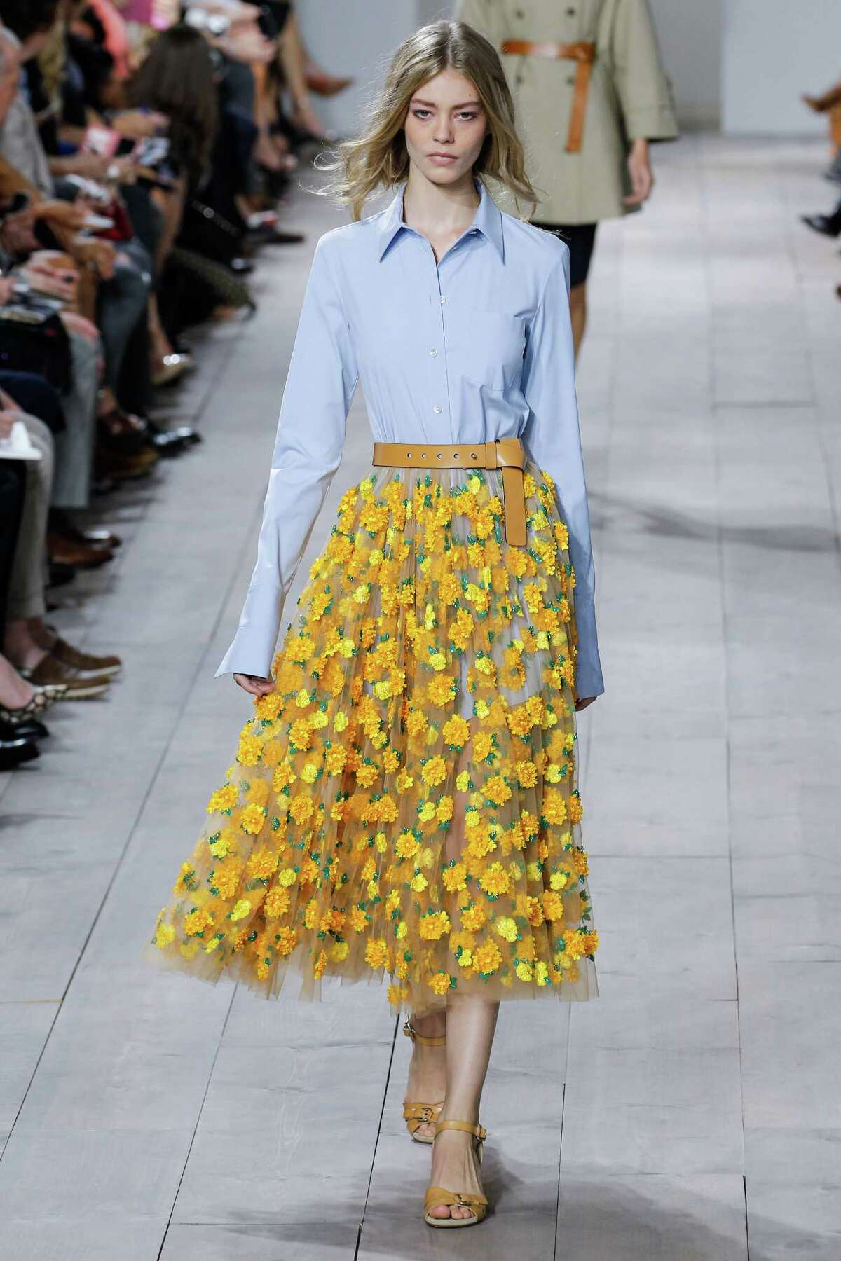 Floral prints, big and small, are an important spring 2015 trend as seen in this look from Michael Kors.