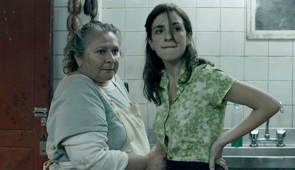 (L-r): Rita Cortese as Cocinera and Julieta Zylberberg as Moza in a scene from “Wild Tales,” Argentina's Oscar nominee for best foreign language film. Illustrates FILM-WILDTALES-ADV27 (category e), by Michael O'Sullivan © 2015, The Washington Post. Moved Tuesday, Feb. 24, 2015. (MUST CREDIT: Javier Juliá/Sony Pictures Classics.)