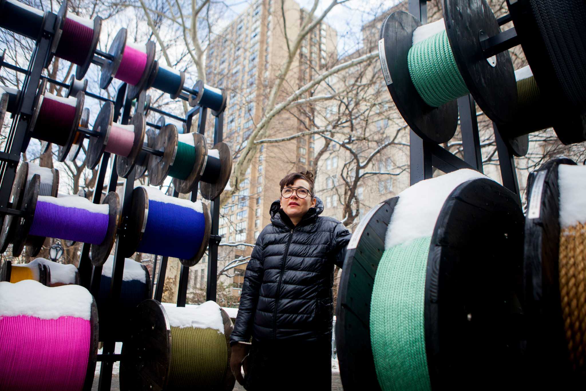 Unspooling journeys along park paths