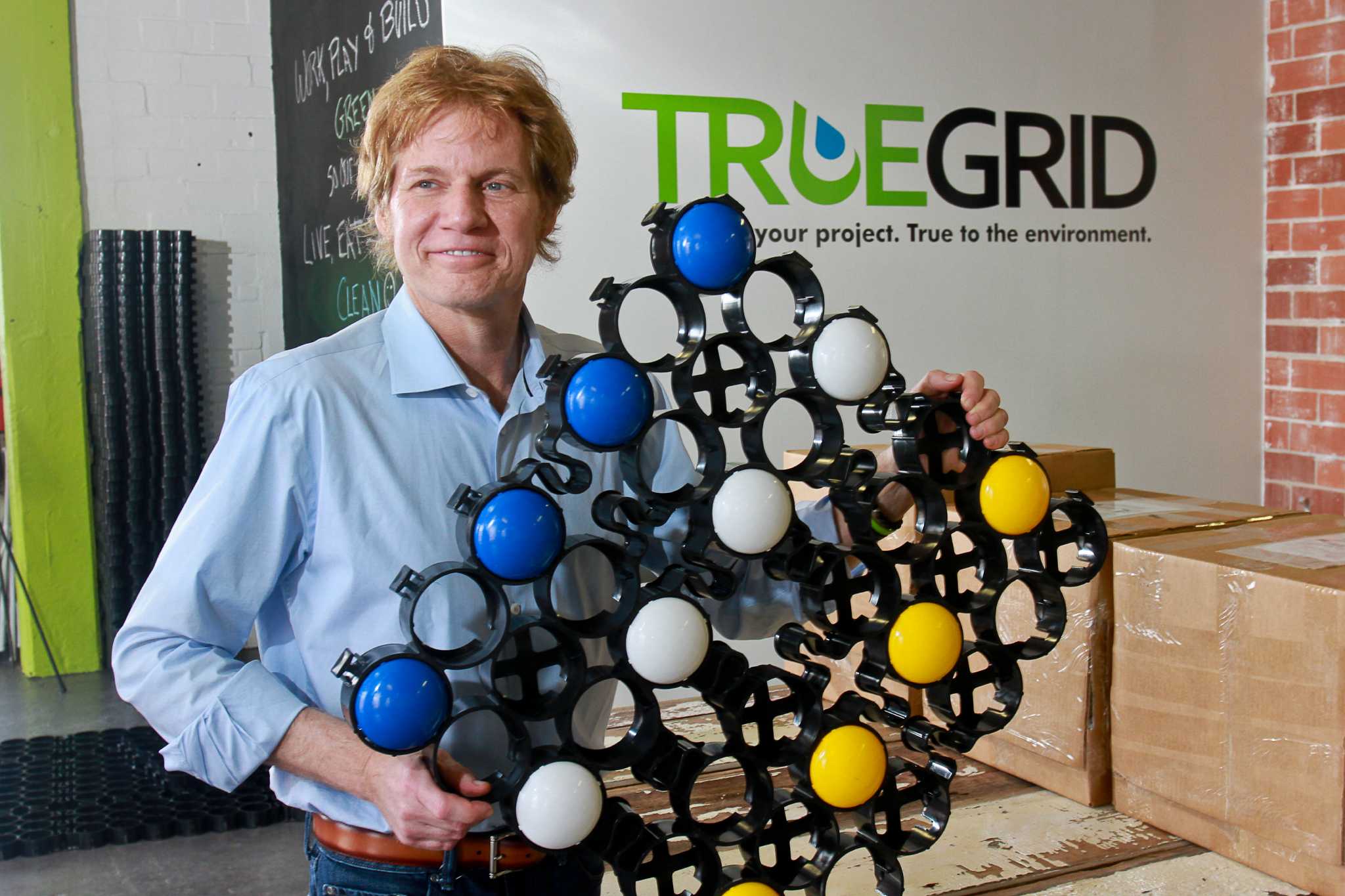 Inventor strives for environmentally friendly parking lots