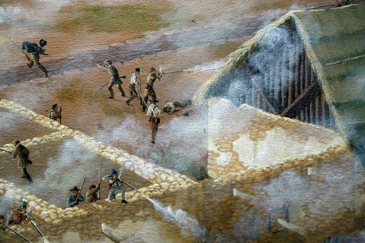 Alamo Painting Called Worlds Largest That Shows Entire Battle