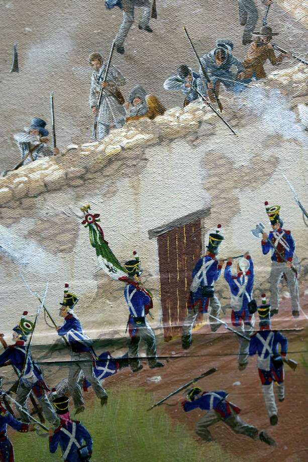 The storming of the Alamo March 6 1836 painting by Mark Lemon - San ...