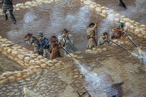 Big Painting Shows Entire Alamo Battle In Detail ExpressNews Com