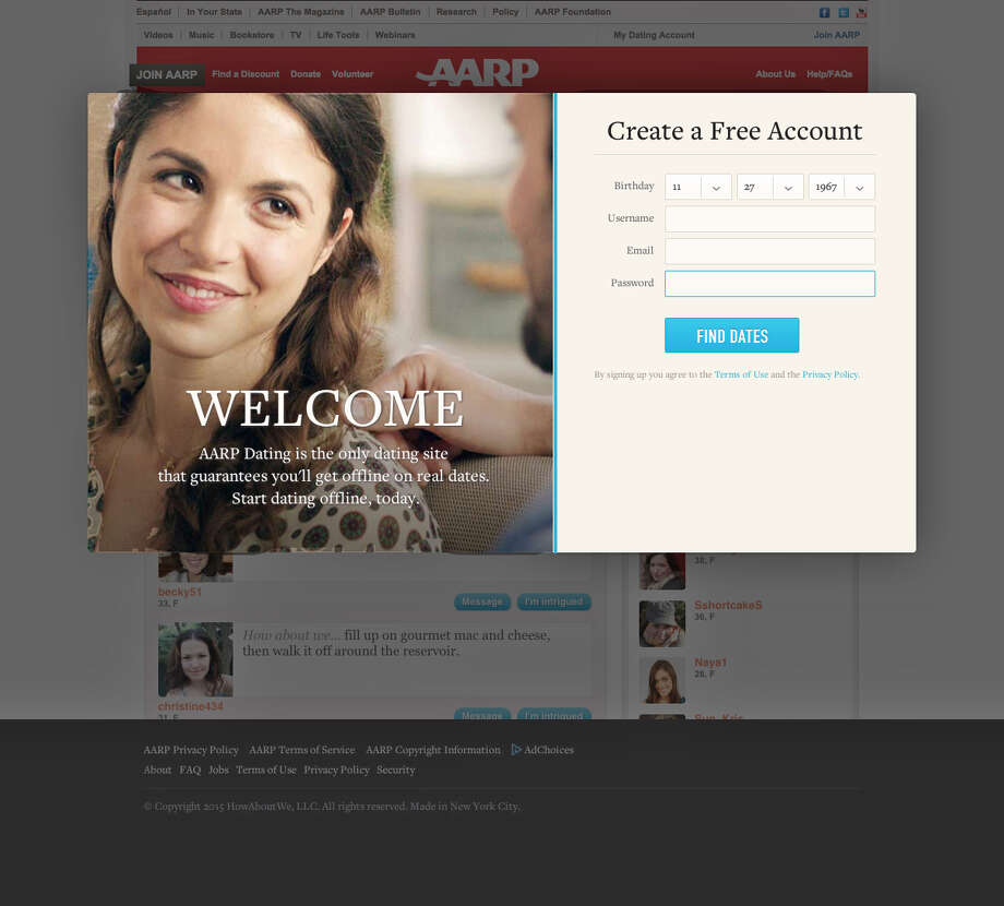 Create a dating site free. AARP online dating service. AARP dating sites. AARP online dating site.