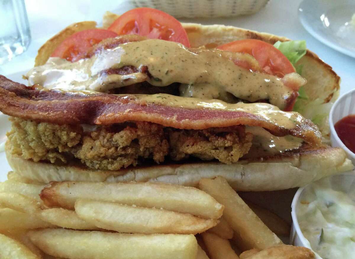 The oyster BLT served at Christie's Seafood.