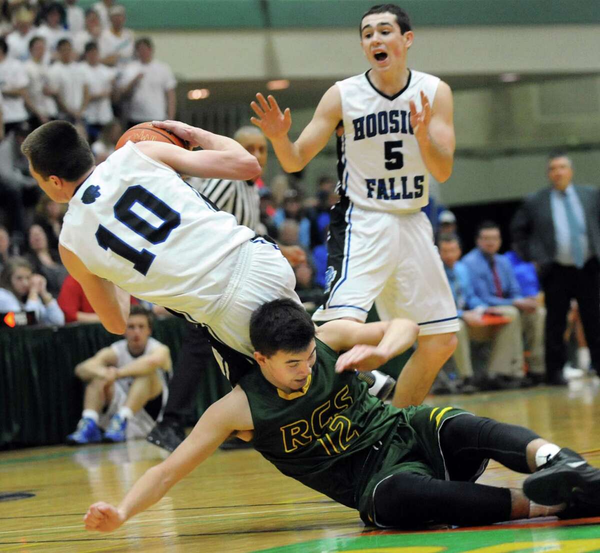 Schalmont, Hoosick Falls Advance In Boys' Class B Basketball