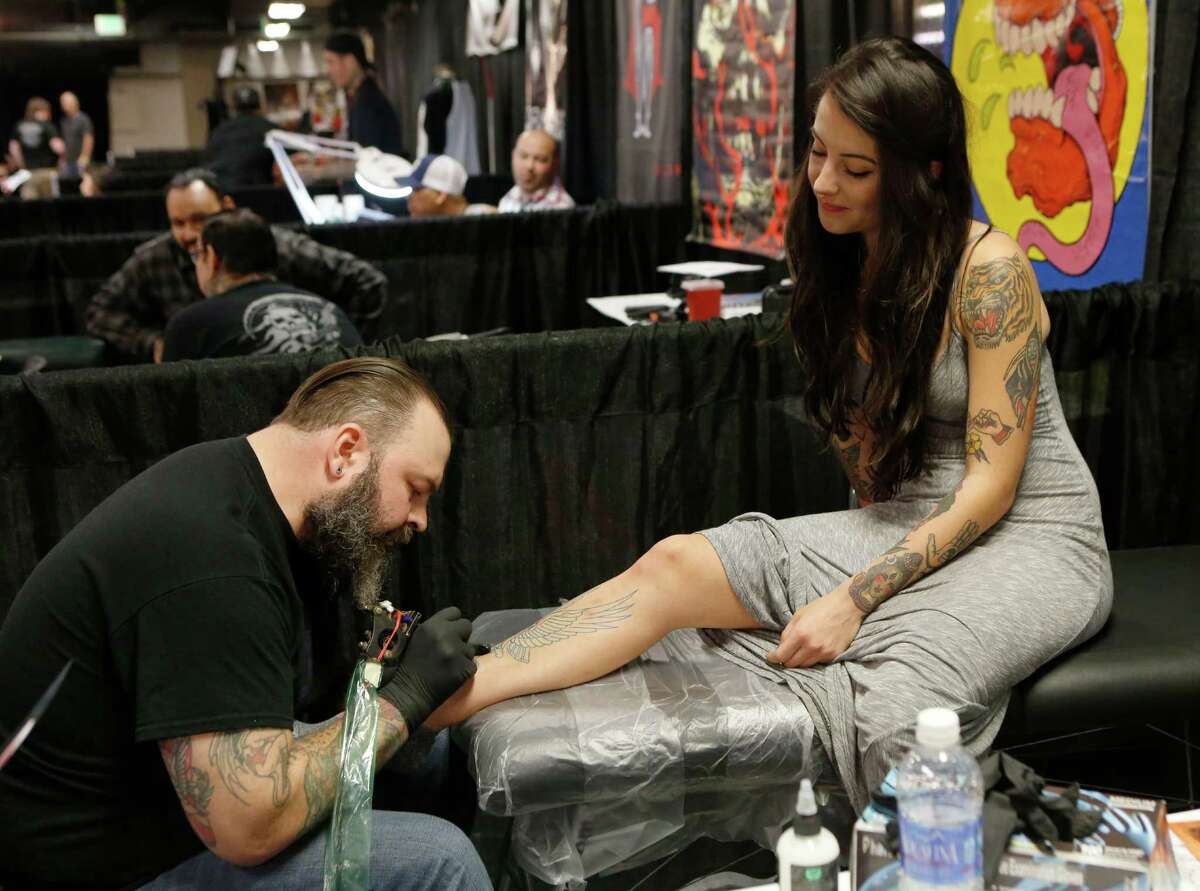 Hundreds turn up to show off ink at Tattoo Extravaganza