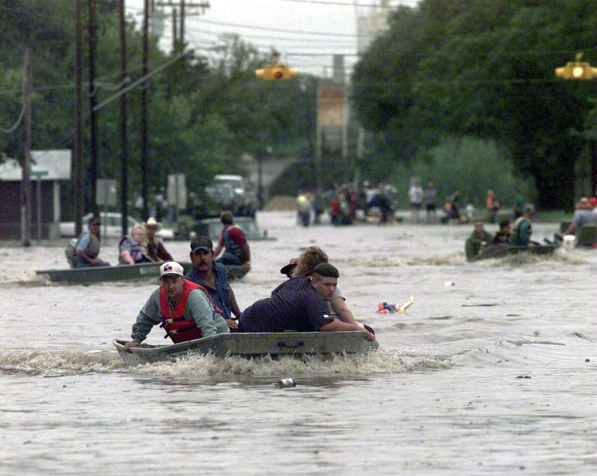 A Look Back At Catastrophic Floods That Swamped Texas