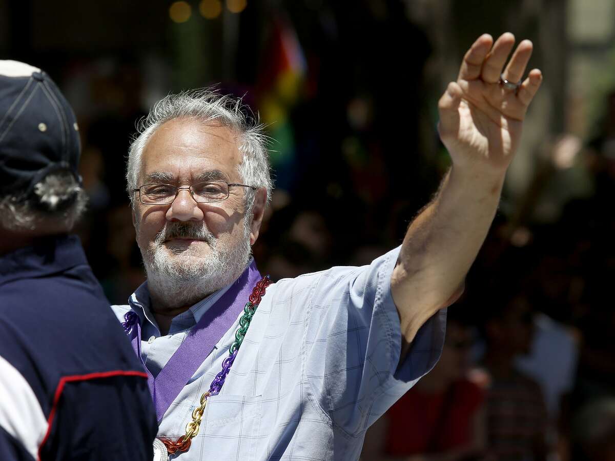 Barney Frank was one of the featured guests in annual Gay Pride parade on Market Street in San Francisco in 2014. Barney Frank was one of the featured guests in the parade. The annual Gay Pride parade on Market Street was held in San Francisco, Calif. Sunday June 29, 2014 and the theme was "Color Our World With Pride." **MANDATORY CREDIT FOR PHOTOG AND SF CHRONICLE/NO SALES/MAGS OUT/TV OUT/INTERNET OUT
