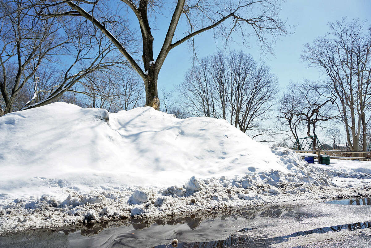 As the snow piled up in Fairfield, so did the costs -- nearly double what had been budgeted to clear streets, lots and sidewalks.