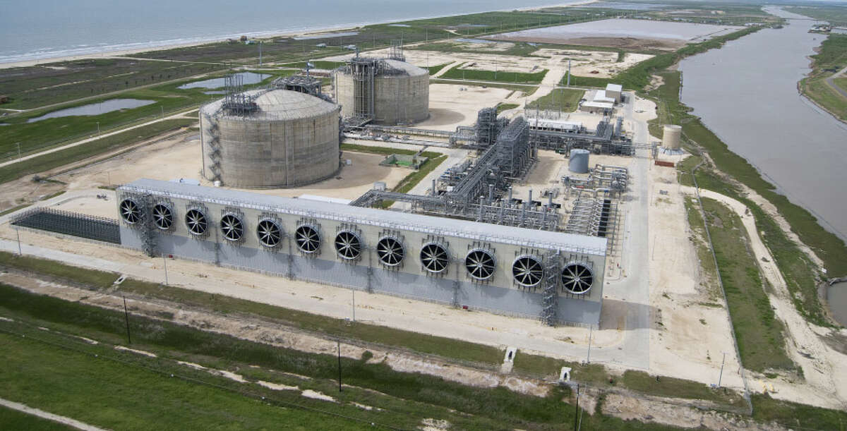 Freeport LNG is building a natural gas liquefaction and export plant near its existing import terminal in Brazoria County. (Freeport LNG photo)