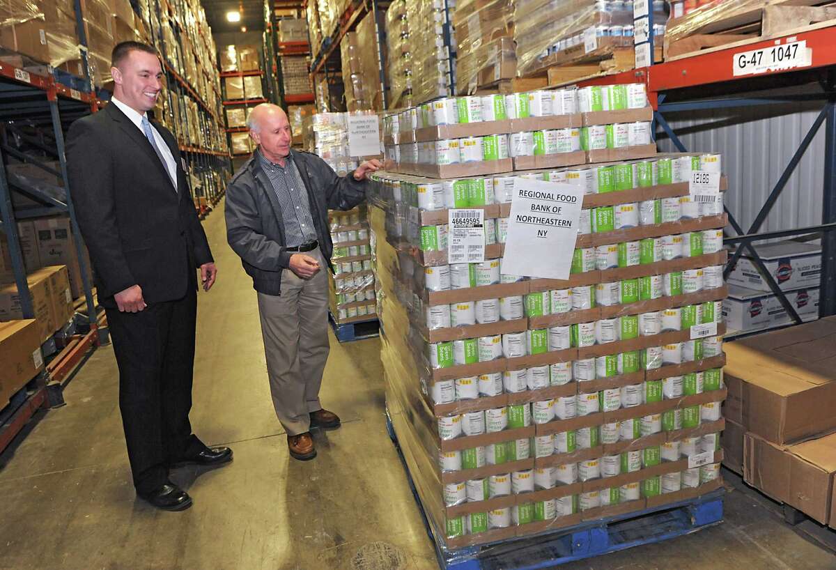 Photos, video Food bank gets Hannaford help