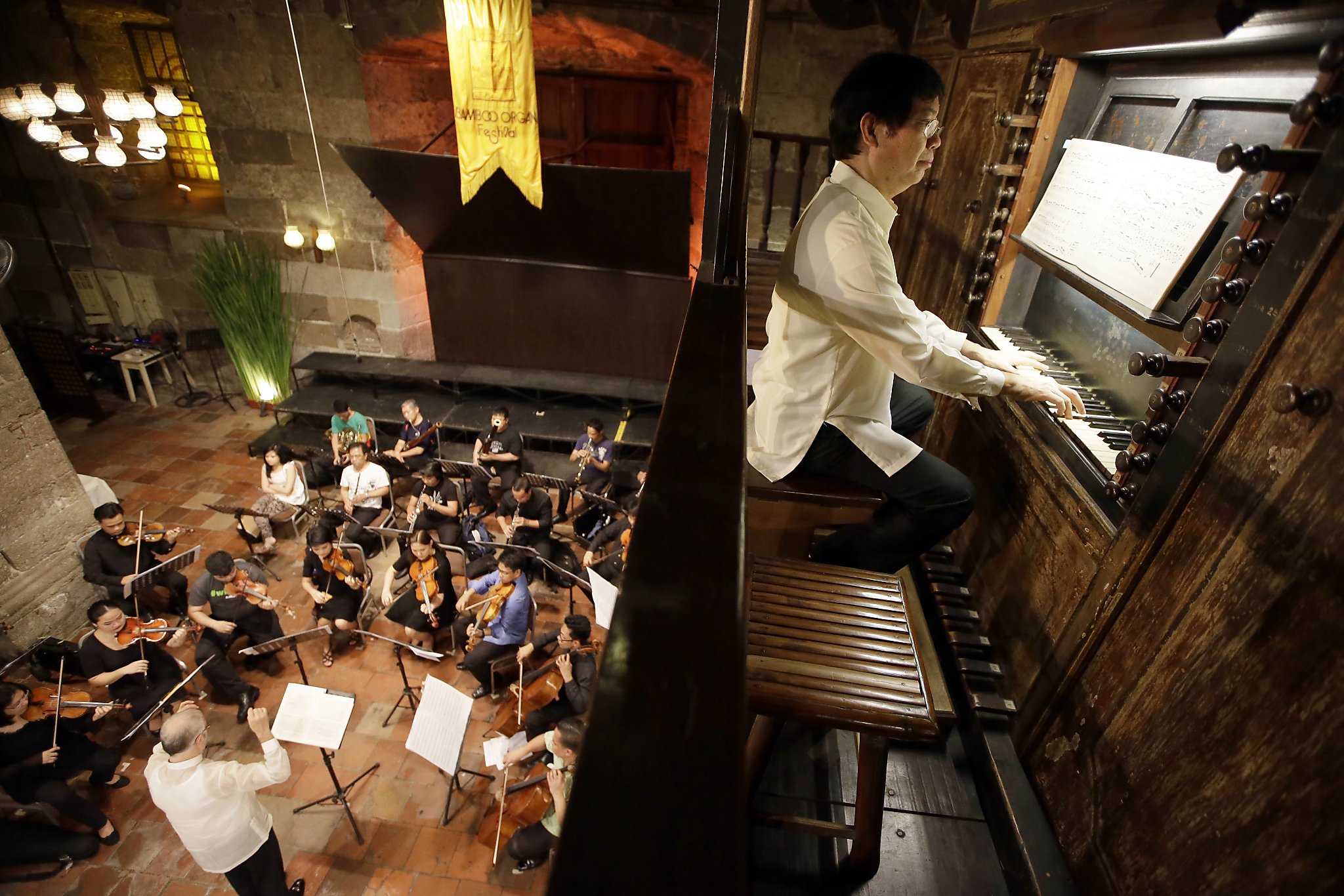 200yearold bamboo organ playing a fading tune