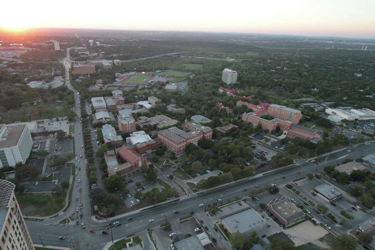 A 2011 aerial photo shows a growing campus for the University of the Incarnate Word.