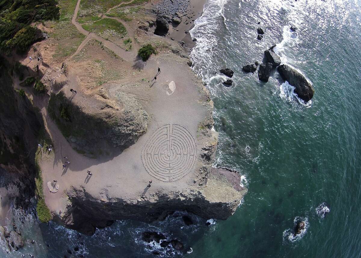 The Lands End Labyrinth, maintained by Colleen Yerge, has been the target of vandalism several times since it was originally built in San Francisco in 2004.