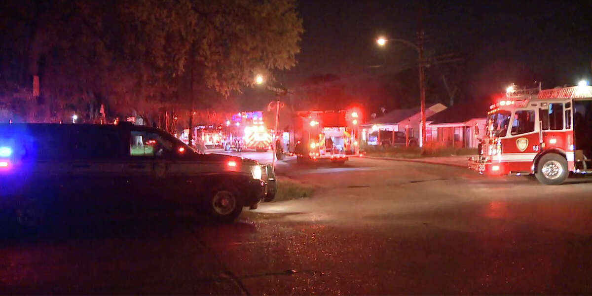 Arson investigators are looking at two separate fires that broke out overnight at a vacant home on England near Yellowstone in south Houston.