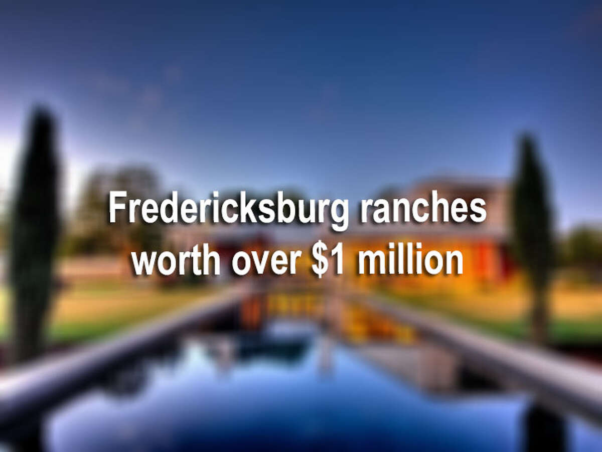 Fredericksburg is moving up in the ranks for real estate and millionaires. Just last week, the Express-News reported that the city was named the top Texas town with the most millionaires. We picked 14 lavish ranches for sale in the Hill Country town, which also rank in the million-dollar range. Click though the slideshow to see 14 chic Fredericksburg ranches that are currently on the market.