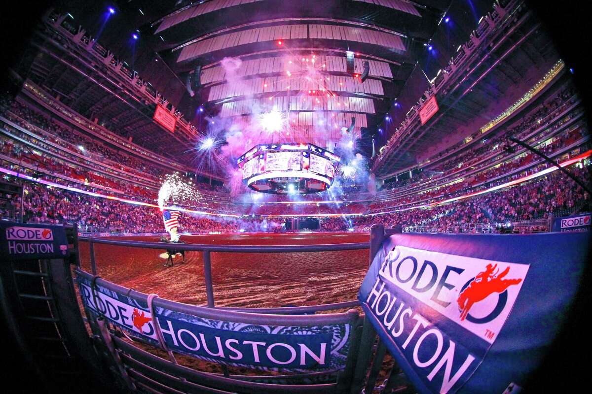 One of Dave Clements' favorite shots of Rodeo Houston. ONE TIME USE ONLY.