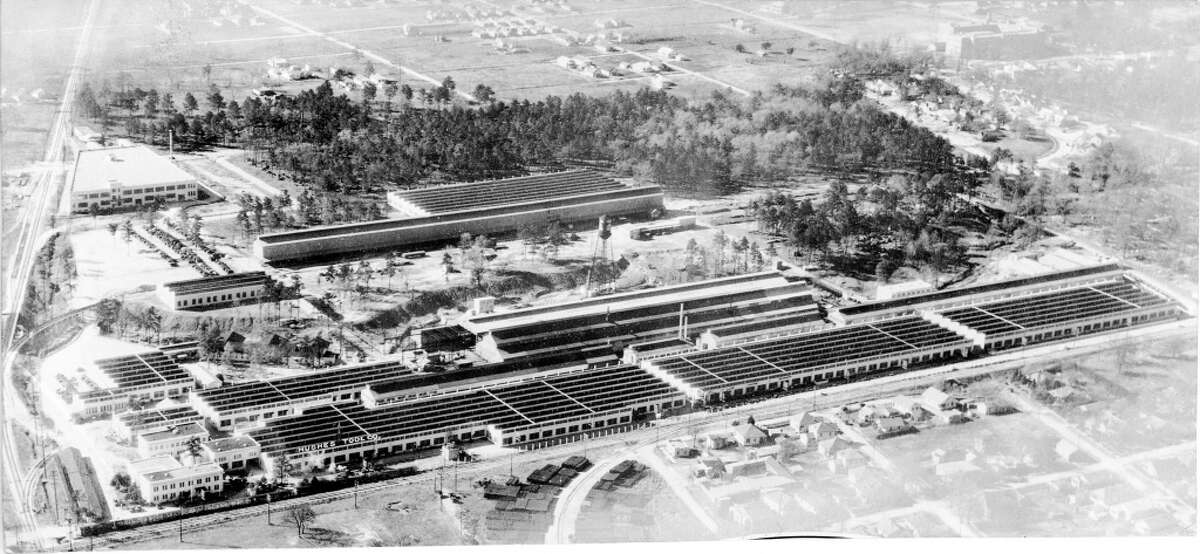 1938 - aerial of Hughes Tool Company in Houston , Texas
