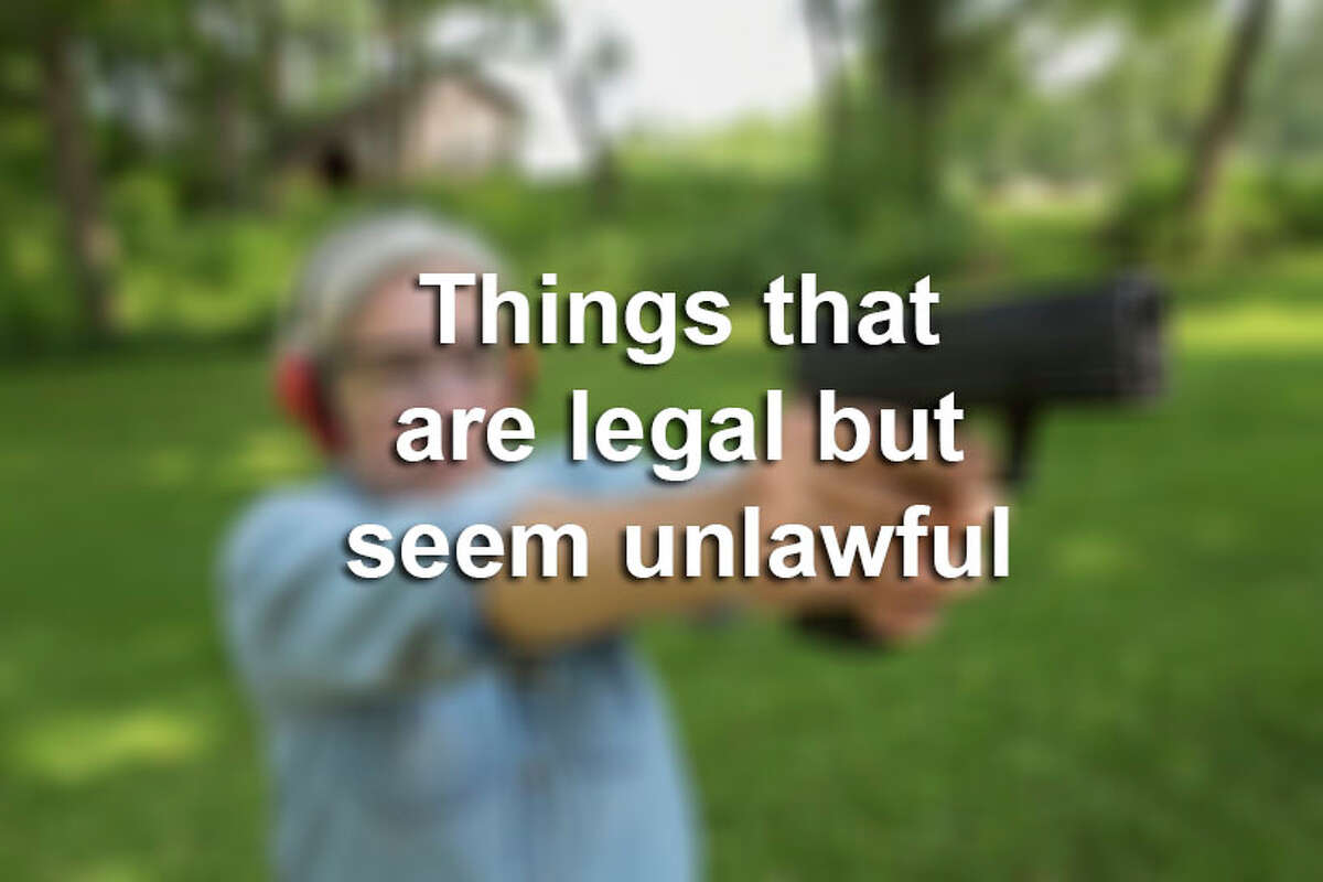 Here is a list of things that many people may think are illegal, but are actually legal in various parts of the U.S. These laws may vary some depending on the state.