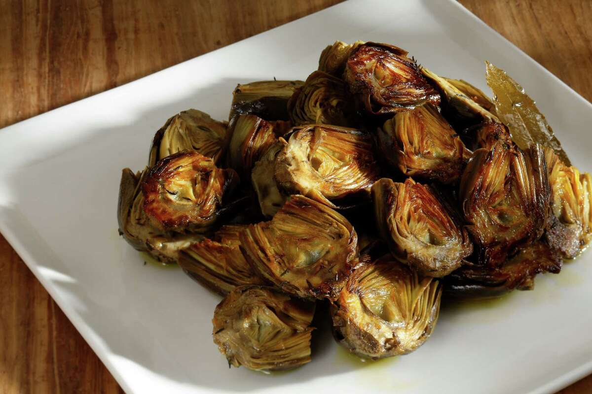 Caramelized Baby Artichokes, TurkishStyle