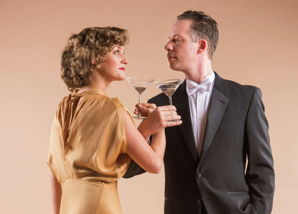 Ryan Drummond (right) and Brittany Danielle as Nick and Nora Charles in 42nd Street Moon's revival of the musical "Nick & Nora."