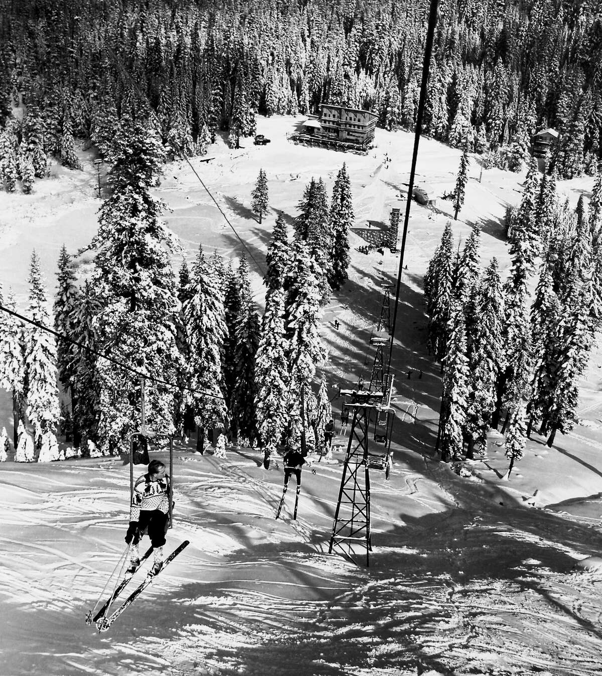 Sugar Bowl, shown in these historic photos, celebrated its 75th anniversary over the winter but is closing for the season relatively early in the wake of poor snowfall.