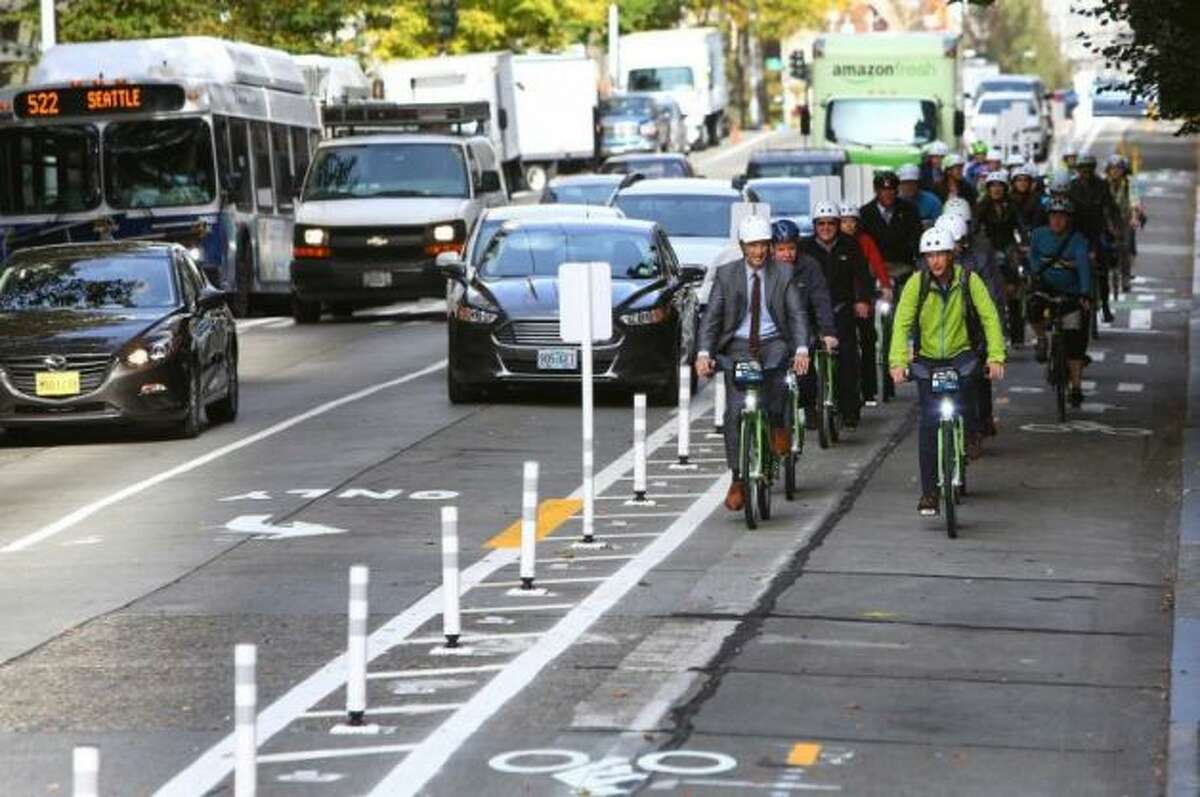What will bike lanes look like under the proposed Bicycle Master Plan? Click through to see the current plans.