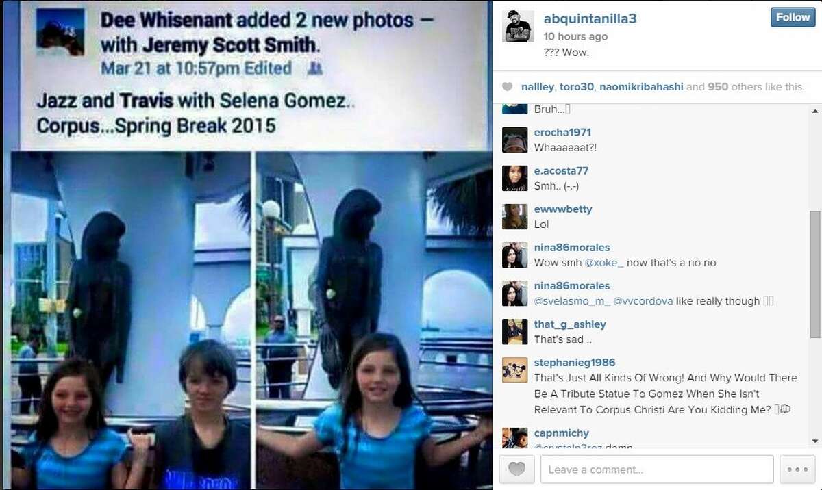 Selena Quintanilla's older brother and proudcer, "A.B." responds to a photo mistaking his late sister for Selena Gomez.