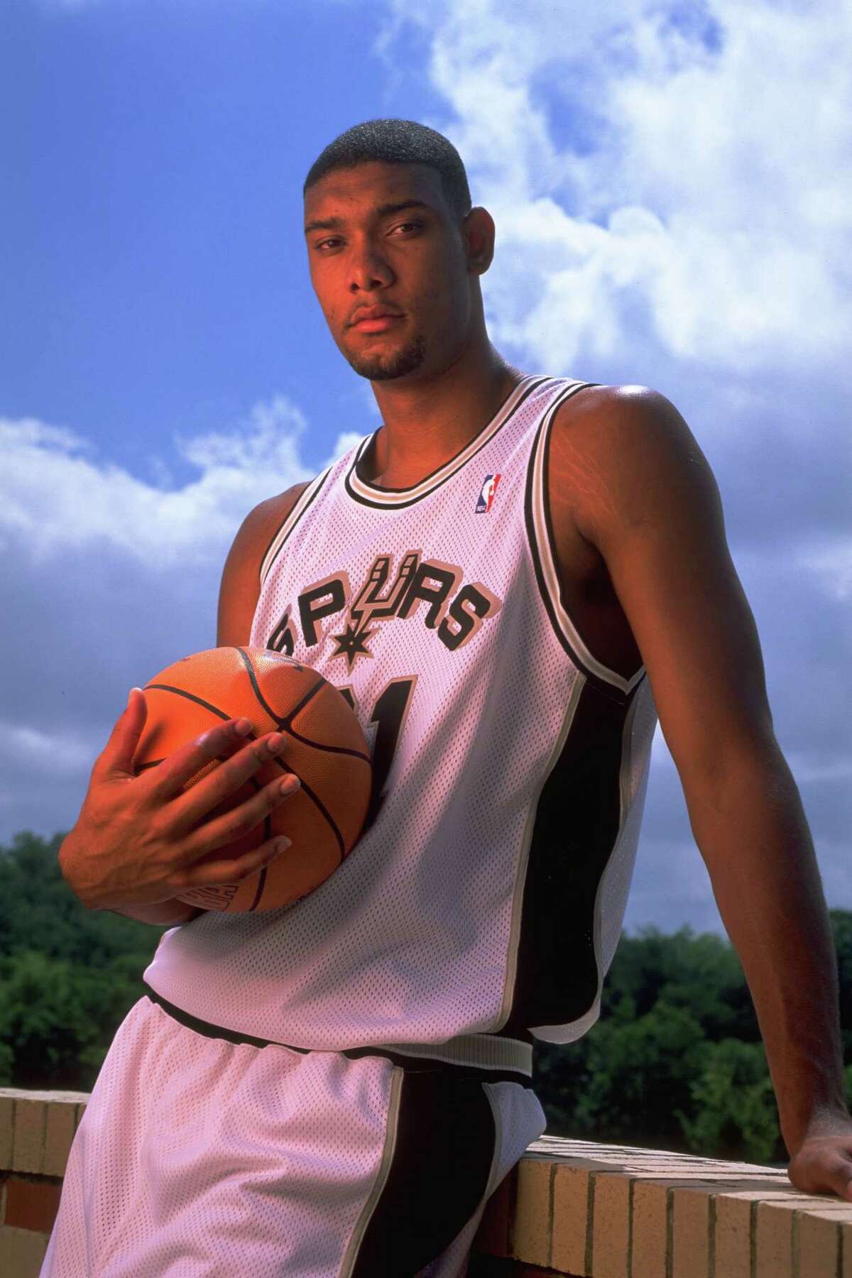 NBA Basketball -San Antonio Spurs forward Tim Duncan is shown in a June 27, 1997 portrait. Duncan, out of Wake Forest, was the No. 1 overall pick in the 1997 NBA Draft.