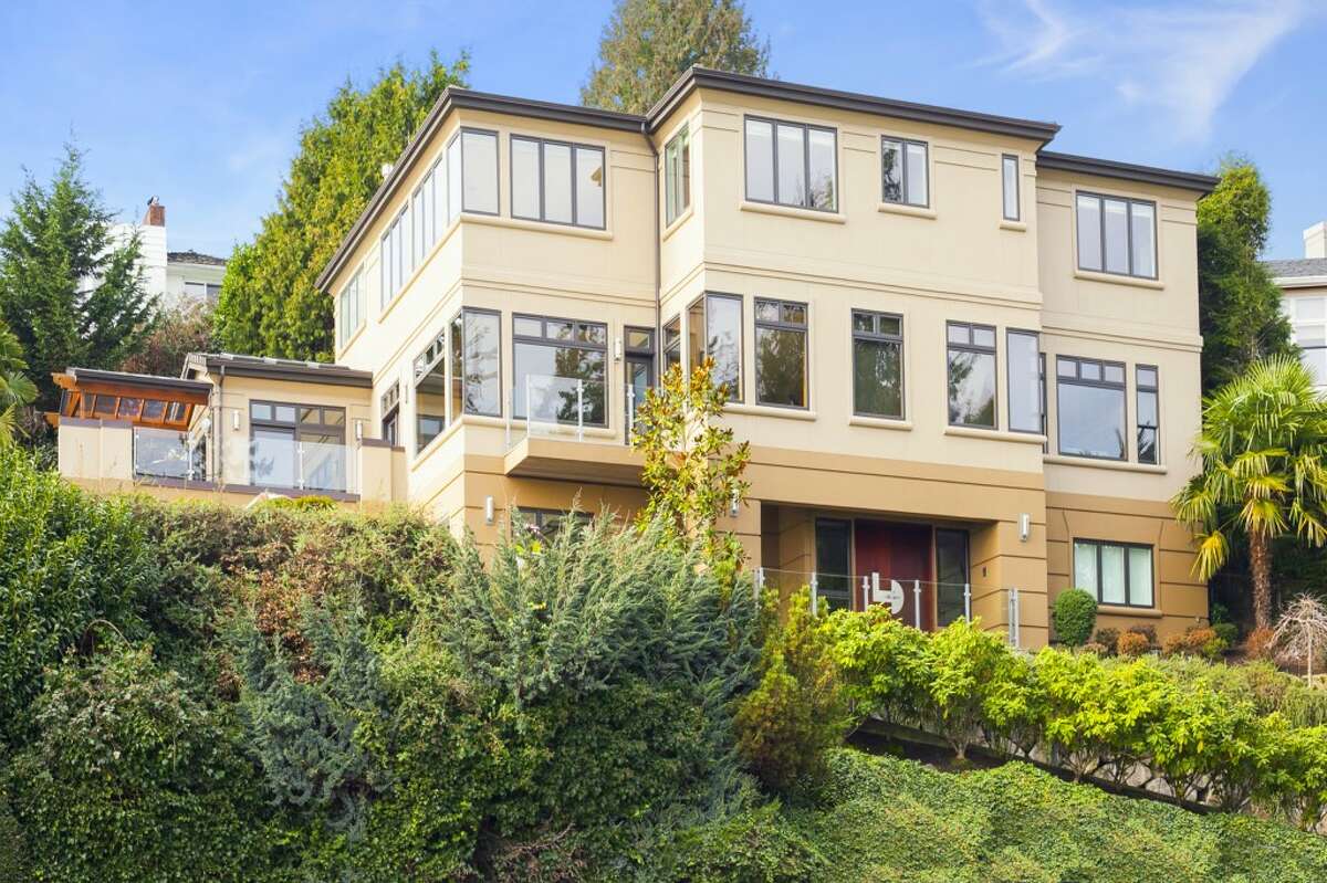 The first home, 3855 51 St. Ave. N.E., is listed for $3.280 million. It has five bedrooms, four bathrooms and views of Mt. Rainier, the Cascade Mountains and Lake Washington. You can see the full listing here.