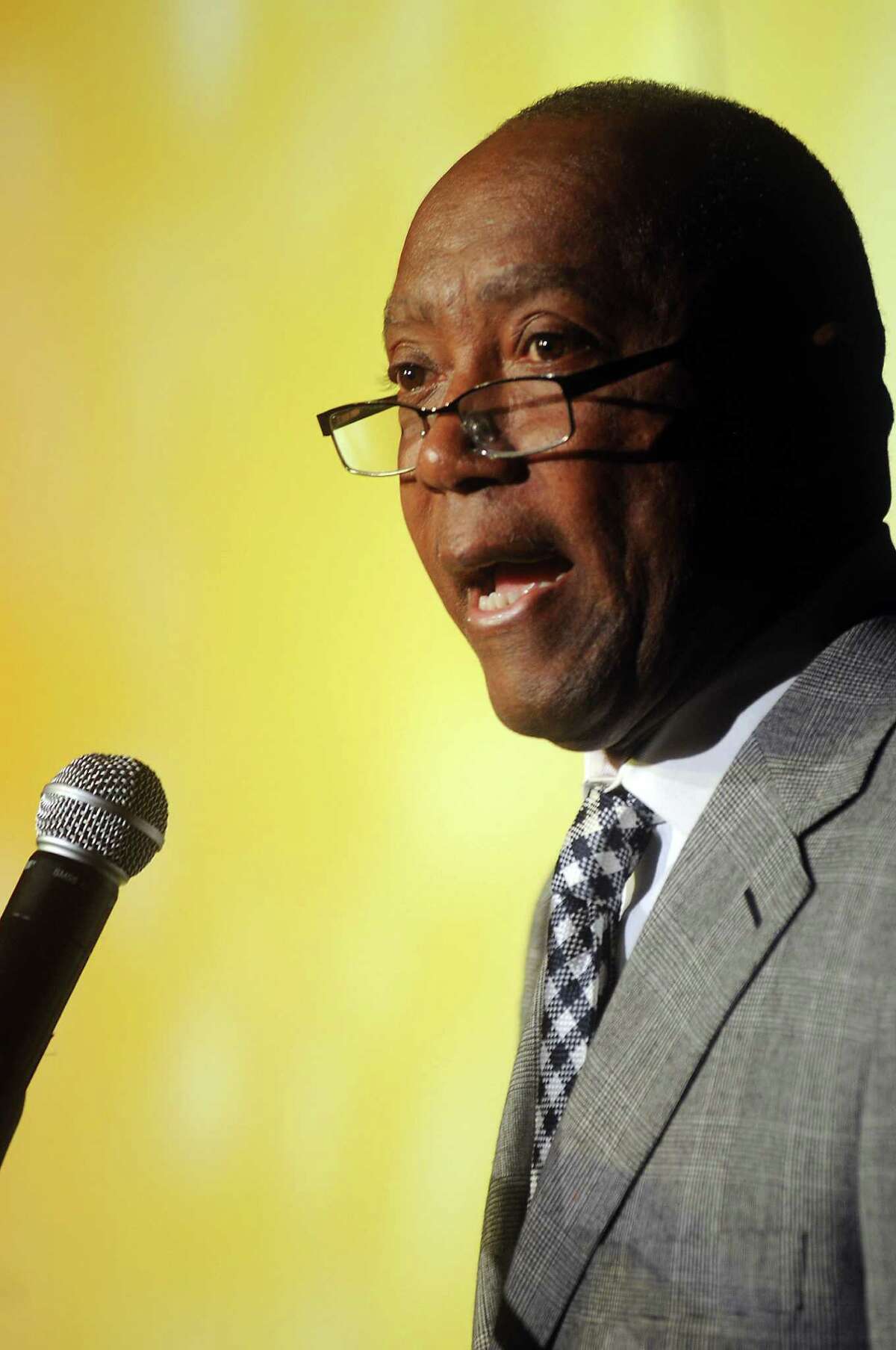 Emcee Sylvester Turner at the Brentwood Scholarship Luncheon and Macy's Fashion Show at the Hilton Americas Hotel Sunday June 3,2012. (Dave Rossman/For the Chronicle)