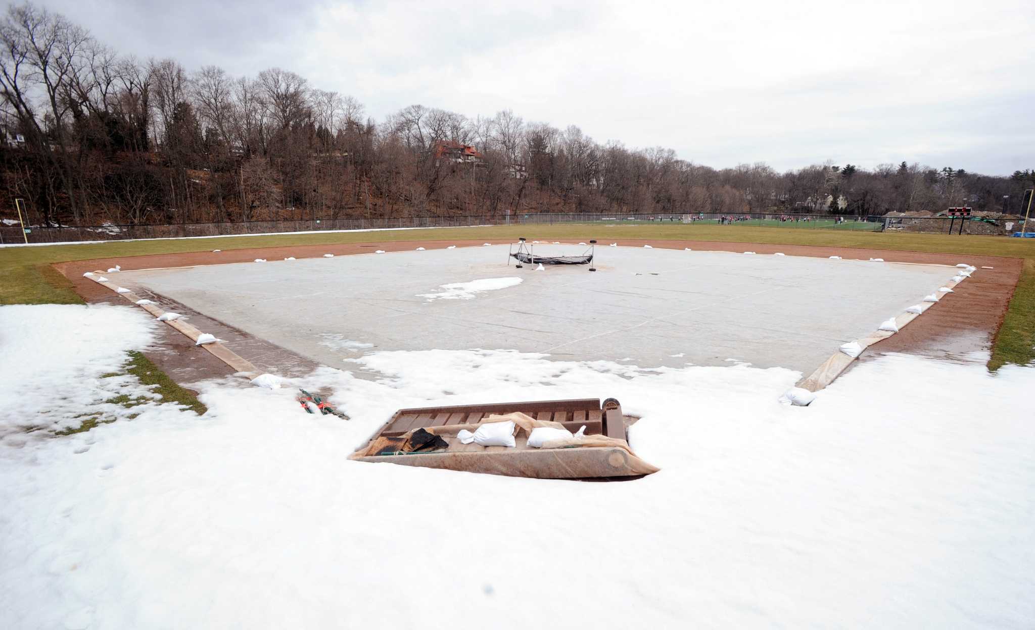 Harsh winter leaves many baseball, softball fields unplayable