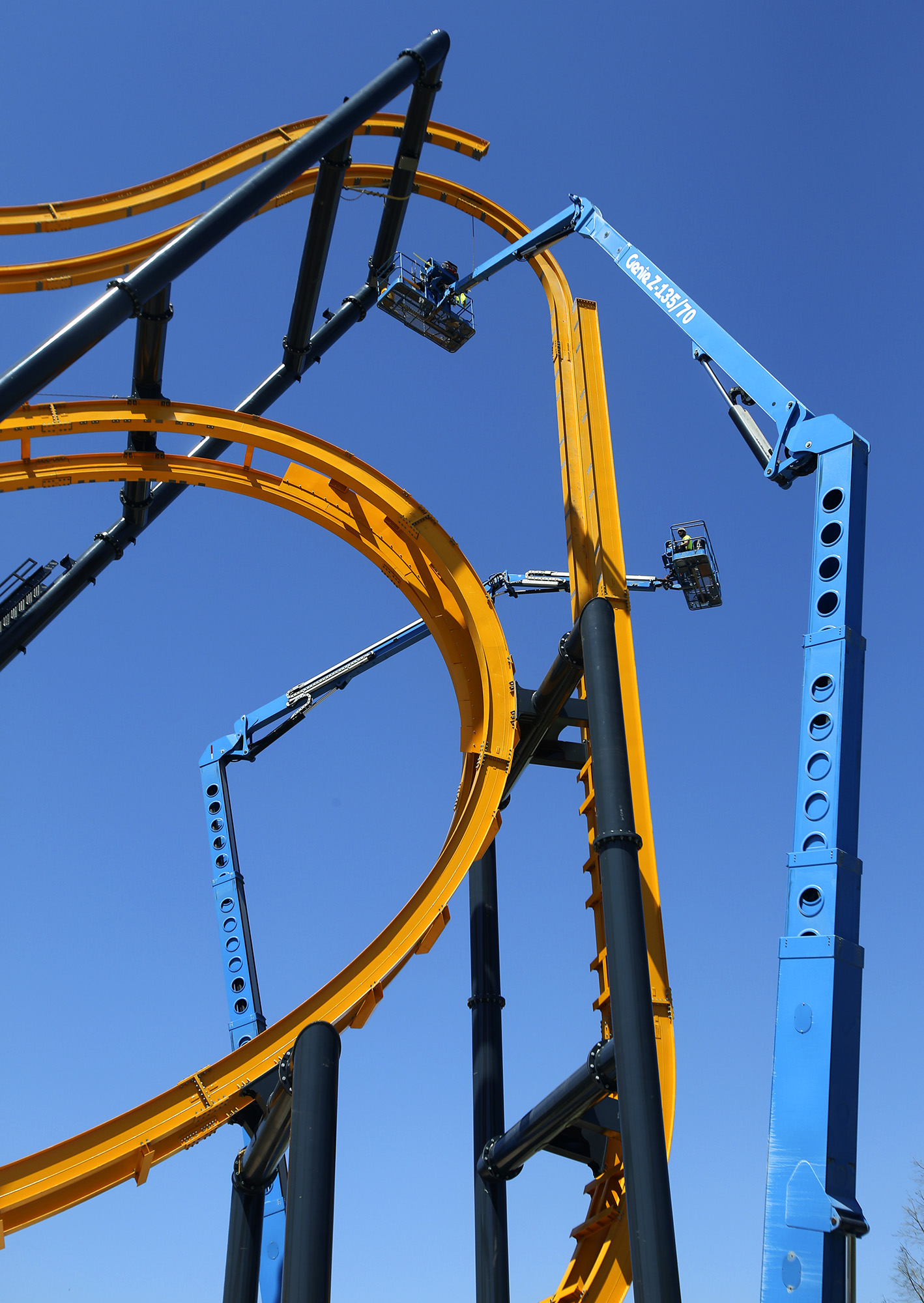 Batman ride at Six Flags Fiesta Texas gets in final stages of construction