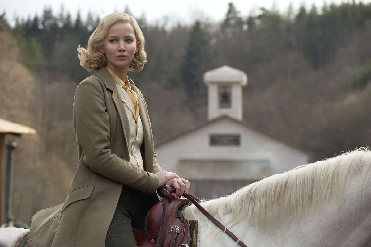 In this image released by Magnolia Pictures, Jennifer Lawrence appears in a scene from "Serena." (AP Photo/Magnolia Pictures, Larry D. Horricks)
