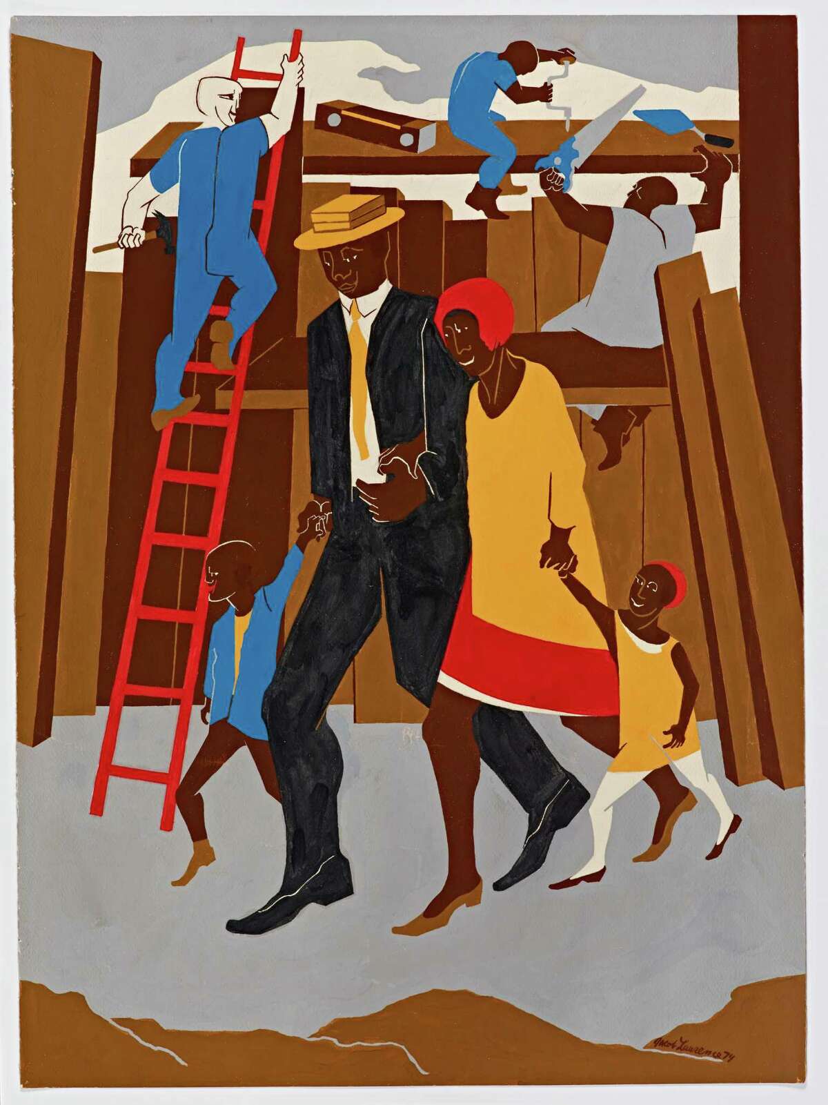 History in vivid color with Jacob Lawrence at the Cantor