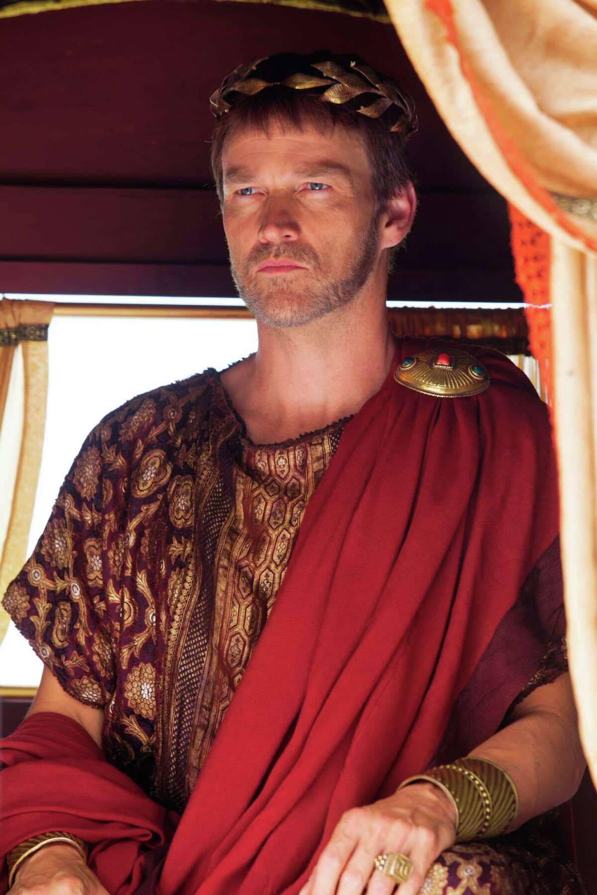 Stephen Moyer is Pontius Pilate in National Geographic Channel’s “Killing Jesus,” airing Sunday, March 29.