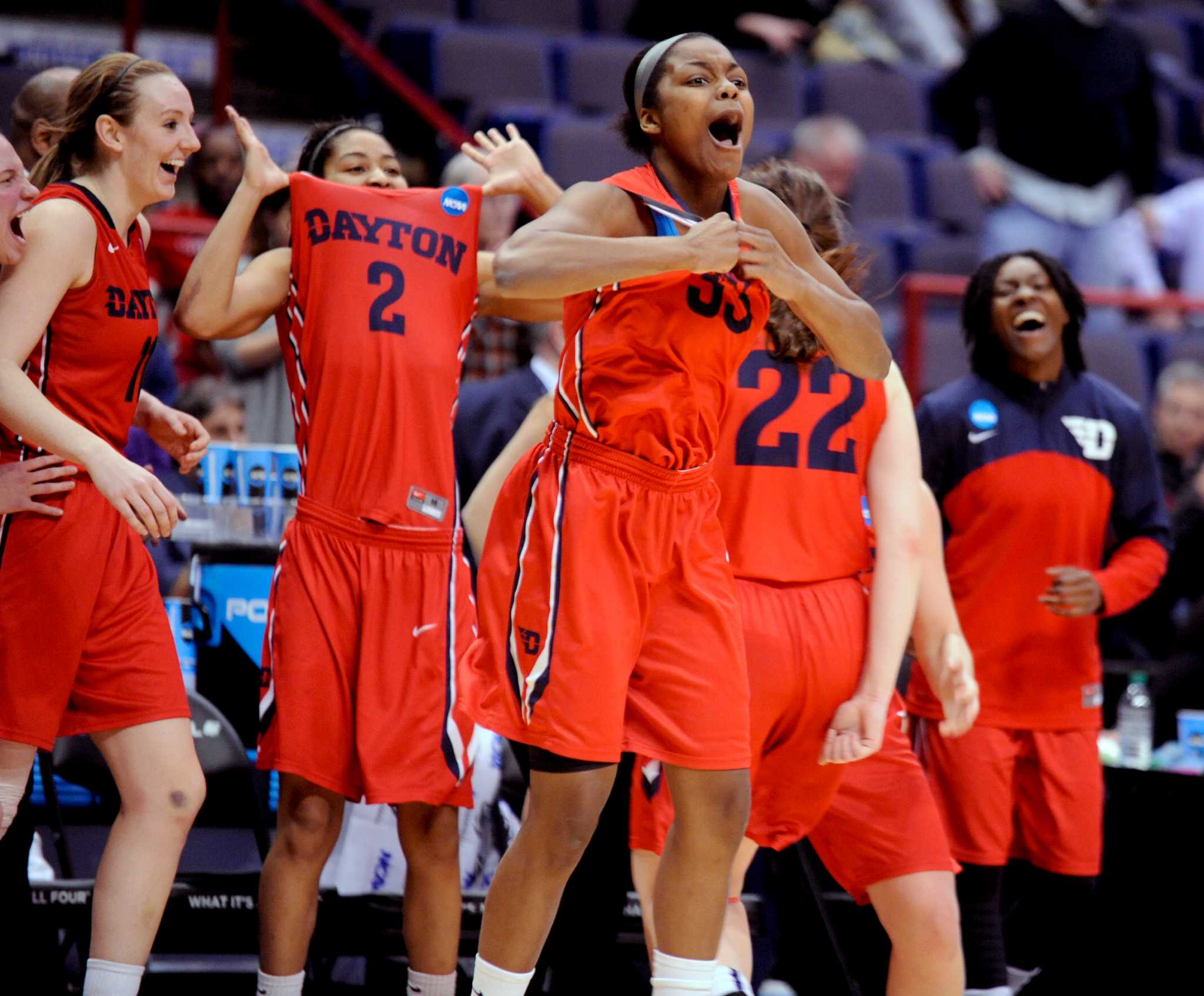 Dayton women reach first Elite Eight