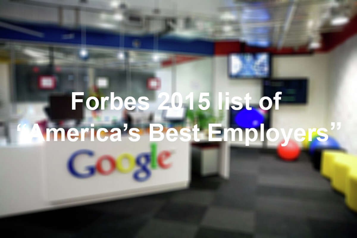 Forbes ranked the top American employers based on feedback from employees. Click through to see who made the top 20.