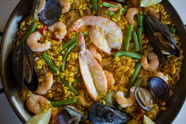 This is the Paella a La Valencia photographed at Zarzuela in San Francisco Calif., Wednesday March 25, 2015.